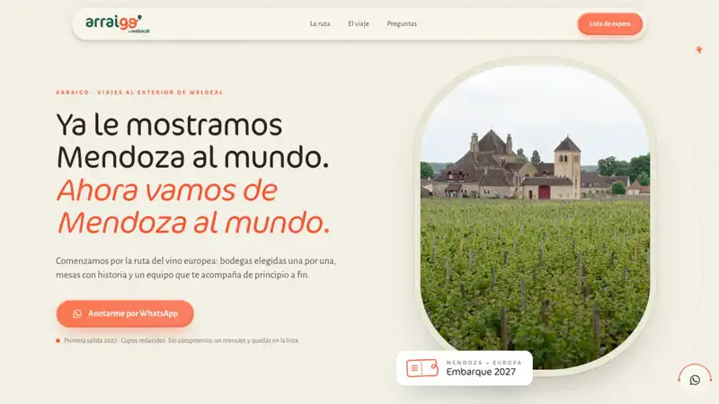 Web de Arraigo