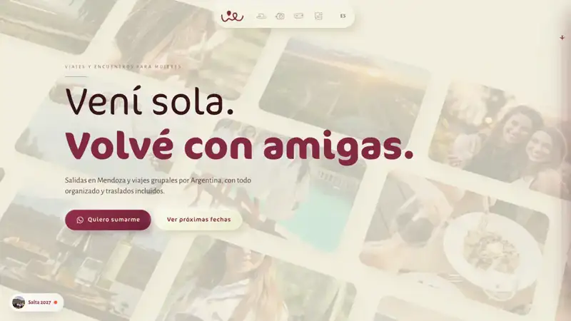 Web de Welocal Mujeres
